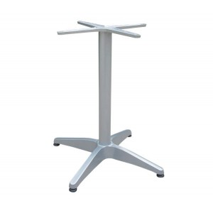 FACTORY Βάση Τραπεζιού Αλουμίνιο Απόχρωση Silver 66x66xH69cm