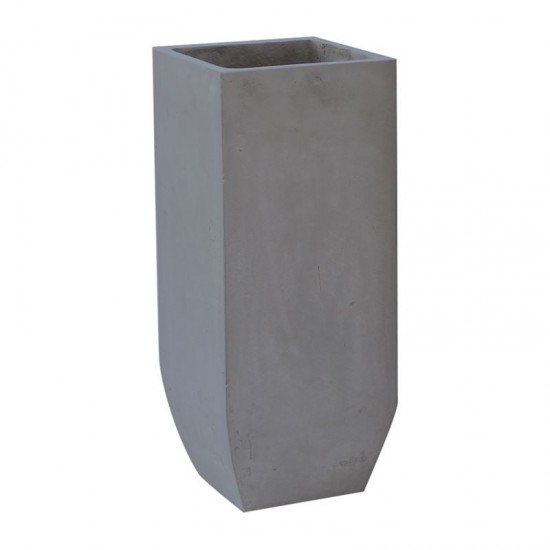 FLOWER POT-1 Cement Grey 25x25x60cm