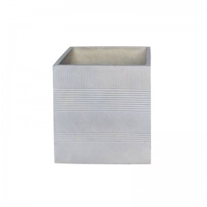 FLOWER POT-11 Σαγρέ Απόχρωση Beige