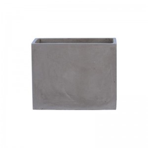 FLOWER POT-2 Cement Grey 50x20x40cm
