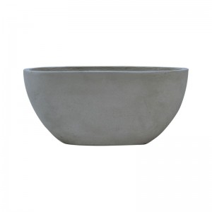 FLOWER POT-4 Cement Grey 56x27x26cm