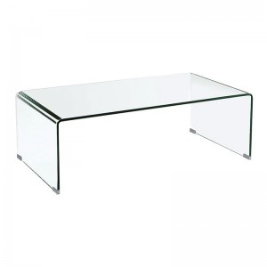 GLASSER Τραπεζάκι Σαλονιού Καθιστικού Διάφανο Γυαλί 12mm 110x55cm