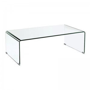 GLASSER Τραπεζάκι Σαλονιού Καθιστικού Διάφανο Γυαλί 12mm 120x60x40cm