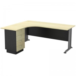 Γραφείο SUPERIOR COMPACT -Αρ- 180x70/150x60cm DG/Beech