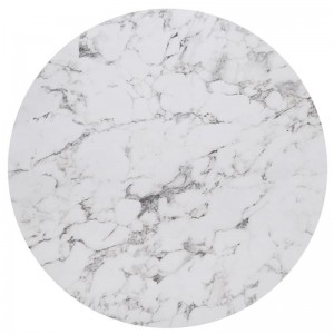 HPL (High Pressure Laminated) Επιφάνεια Τραπεζιού Απόχρωση Marble Φ70cm