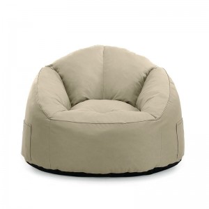 JAZZ Πουφ Πολυθρόνα 100% Αδιάβροχο, Ύφασμα Sand 96x90x73cm