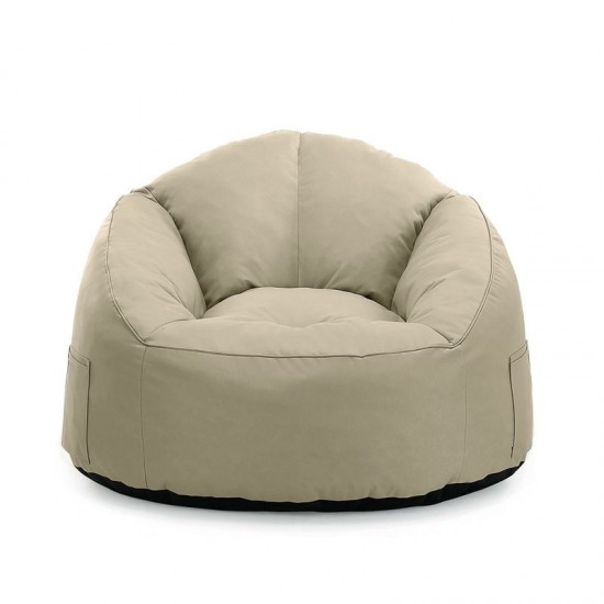 JAZZ Πουφ Πολυθρόνα 100% Αδιάβροχο, Ύφασμα Sand 96x90x73cm