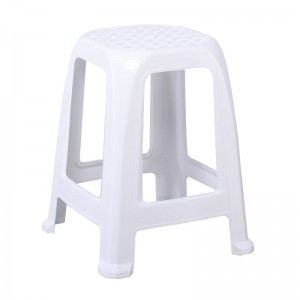 JELLO Σκαμπώ Βοηθητικό Κήπου - Μπάνιου Στοιβαζόμενο, PP Απόχρωση Άσπρο