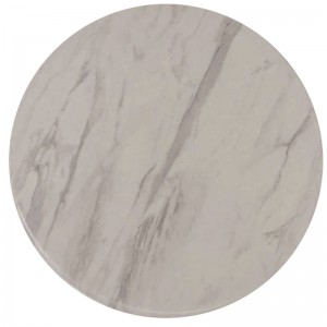 Contract Sliq Normal Επιφάνεια Τραπεζιού τ.Werzalit, Απόχρωση Marble Φ60cm