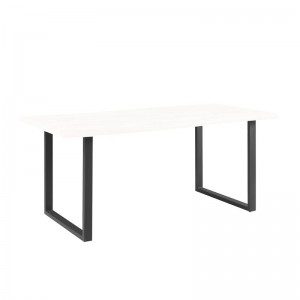 LIZARD Βάση Τραπεζιού Set 2 τεμαχίων Μέταλλο Μαύρο 79x6 H.73cm