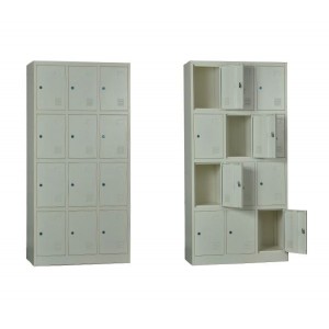 LOCKER 12 Θέσεων Μέταλλο Βαφή Άσπρο 90x40x185cm 