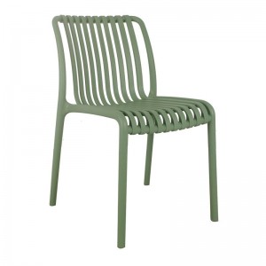 MODA-PRO Καρέκλα Στοιβαζόμενη PP - UV Protection, Απόχρωση Πράσινο 48x57x80cm