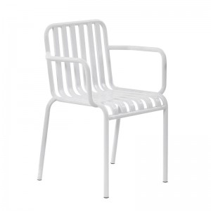 MODIAL Πολυθρόνα Μέταλλο Βαφή Άσπρο 60x51x82cm