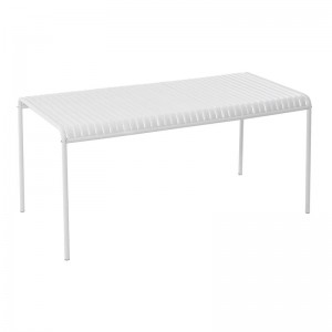 MODIAL Τραπέζι Μέταλλο Βαφή Άσπρο 159x80x75cm