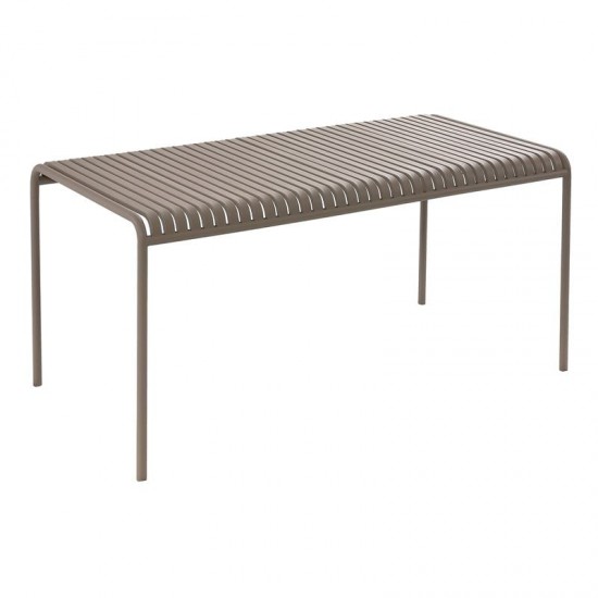 MODIAL Τραπέζι Μέταλλο Βαφή Cappuccino 159x80x75cm