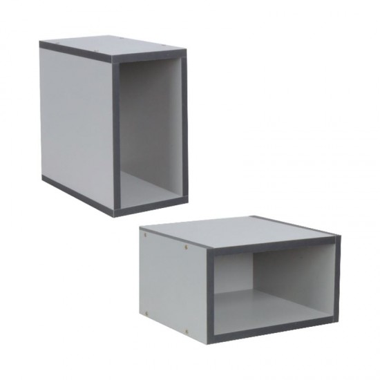 MODULE ΚΟΥΤΙ ΓΚΡΙ 30x17x30cm
