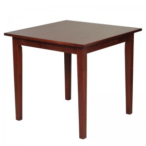 NATURALE Τραπέζι Καρυδί Mdf 80x80x74cm