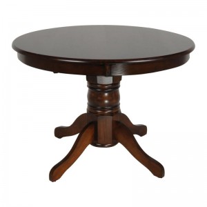 NIRVANA Τραπέζι Τραπεζαρίας Κουζίνας, Καρυδί Φ106x75cm