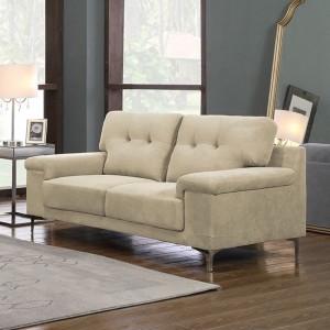 NOTE Kαναπές Σαλονιού - Καθιστικού 2Θέσιος, Ύφασμα Water Repellent Μπεζ