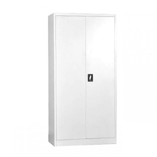 ΝΤΟΥΛΑΠΑ Δίφυλλη -  Μέταλλο Βαφή Άσπρο 90x45x185cm