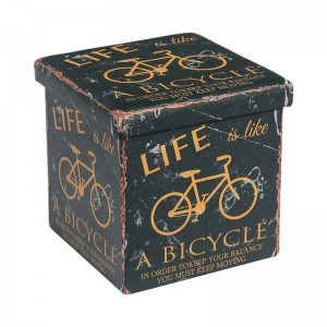 ORION ΑΠΟΘΗΚΕΥΤΙΚΟ ΣΚΑΜΠΟ PU DECO BIKE  38x38x38cm