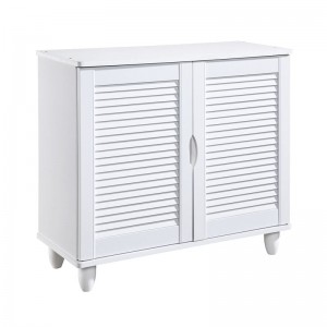 Παπουτσοθήκη 2 Πόρτες Απόχρωση Άσπρο 77x33x70cm