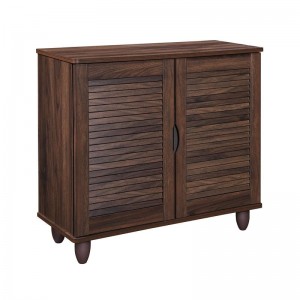 Παπουτσοθήκη 2 Πόρτες Απόχρωση Καρυδί 77x33x70cm