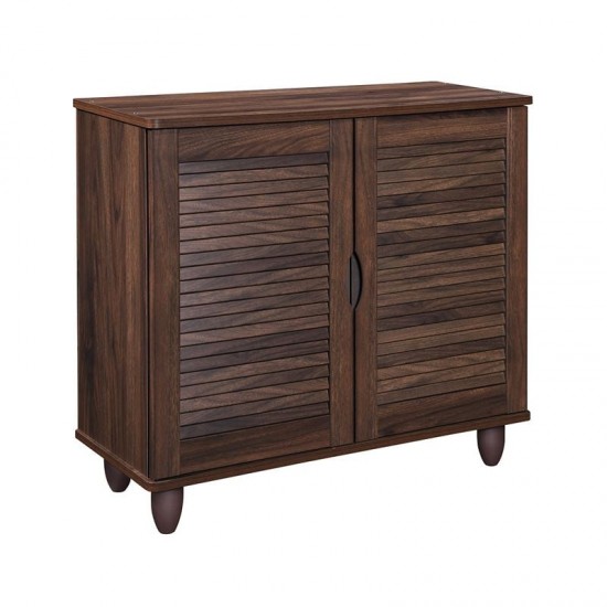 Παπουτσοθήκη 2 Πόρτες Απόχρωση Καρυδί 77x33x70cm