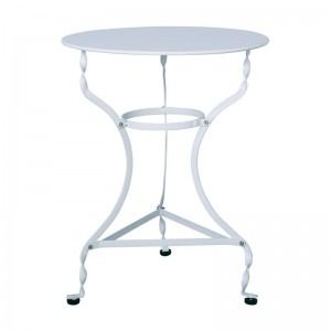 ΠΑΡΑΔΟΣΙΑΚΟ Τραπέζι Φ60cm Καφενείου Άσπρο K/D