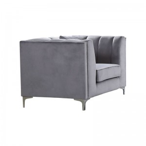 PARSON ΠΟΛΥΘΡΟΝΑ ΥΦΑΣΜΑ VELURE ΓΚΡΙ ΣΚΟΥΡΟ 