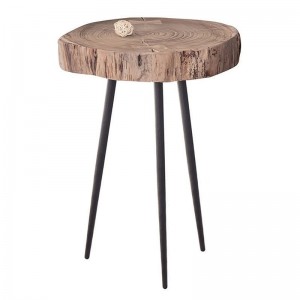 PATEL ΤΡΑΠΕΖΑΚΙ ΑΚΑΚΙΑ ΦΥΣΙΚΟ, ΜΕΤΑΛΛΟ ΜΑΥΡΟ  +/-34x33 H.40 