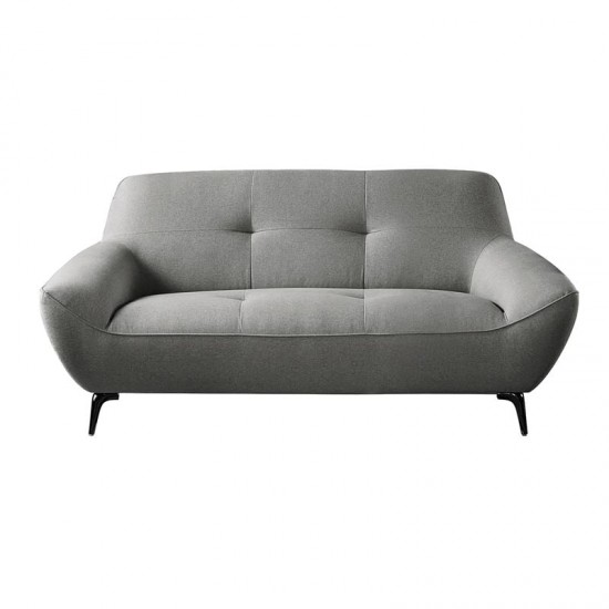PEDRO Kαναπές Σαλονιού - Καθιστικού 2Θέσιος, Ύφασμα Γκρι 169x92x83cm