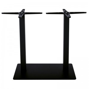 PRATO Βάση 70x40cm Steel Μακρόστενη H72cm Μαύρη (21,00Kg)