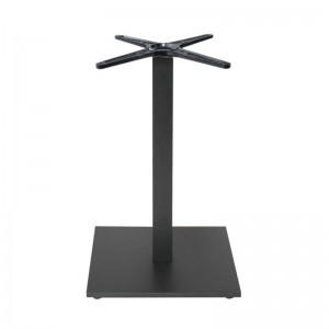 PRATO-W ΒΑΣΗ ΤΡΑΠΕΖΙΟΥ ΜΕΤΑΛΛΙΚΟ ΜΑΥΡΟ ΜΕ ΡΕΓΟΥΛΑΤΟΡΟ  50x50cm H.72cm / 15,80kg