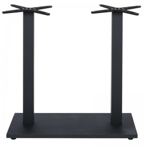 PRATO-W ΒΑΣΗ STEEL ΜΑΚΡΟΣΤΕΝΗ ΜΑΥΡΗ ΜΕ ΡΕΓΟΥΛΑΤΟΡΟΥΣ  70x40cm H72cm (17,00Kg)