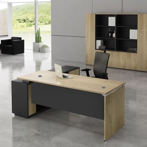 PROJECT ΓΡΑΦΕΙΟ ΜΕ ΔΕΞΙΑ ΓΩΝΙΑ SONOMA, ΓΚΡΙ 180x160x75cm 