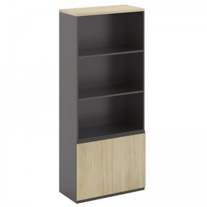 PROJECT ΒΙΒΛΙΟΘΗΚΗ SONOMA, ΓΚΡΙ  80x40xH200cm 
