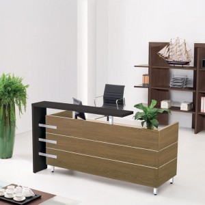 RECEPTION PROLINE  ΚΑΡΥΔΙ, ΜΑΥΡΟ 180x75x110cm 