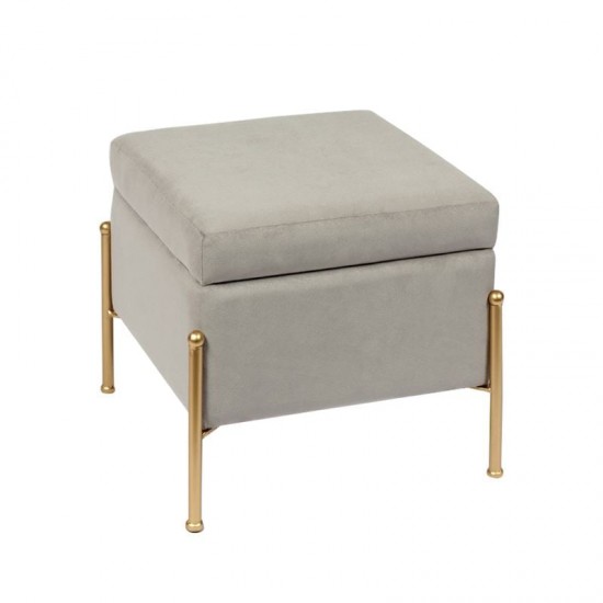 RAY ΣΚΑΜΠΟ ΧΡΥΣΟ, ΥΦΑΣΜΑ ΓΚΡΙ VELURE