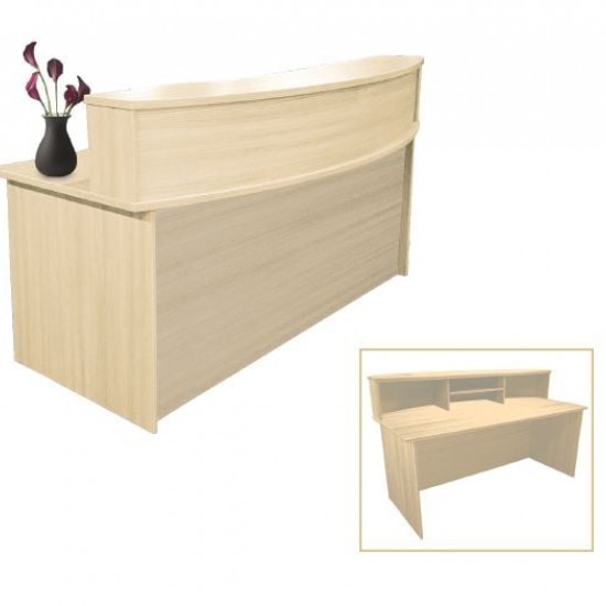 Reception 180 Απόχρωση Beech 180x90x105cm