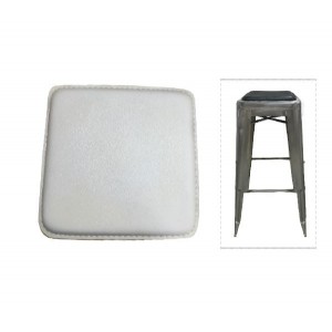 RELIX Κάθισμα για Σκαμπό, Pvc Άσπρο (Μαγνητικό) 27x27cm