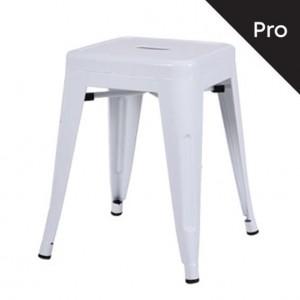 RELIX ΣΚΑΜΠΟ ΑΣΠΡΟ 39x39 H.45 cm