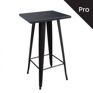 RELIX Τραπέζι Bar Μέταλλο Βαφή Μαύρο 60χ60χ103Η