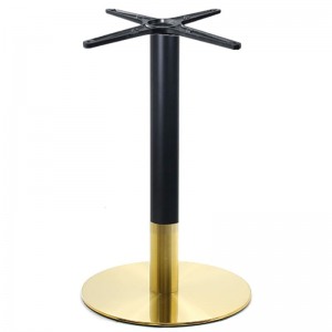 RIVA Βάση Τραπεζιού Gold Inox #201 - Black / 11,70 Kg Φ45 H.72cm