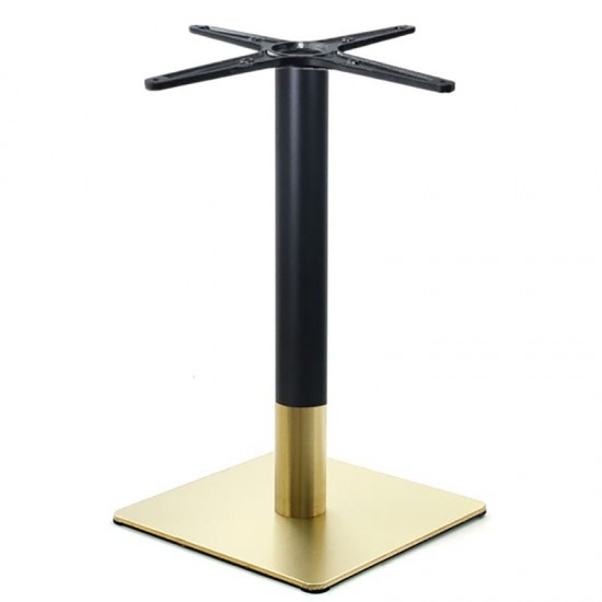 RIVA Βάση Τραπεζιού Gold Inox #201 - Black / 14,30Kg 45x45xH.72cm