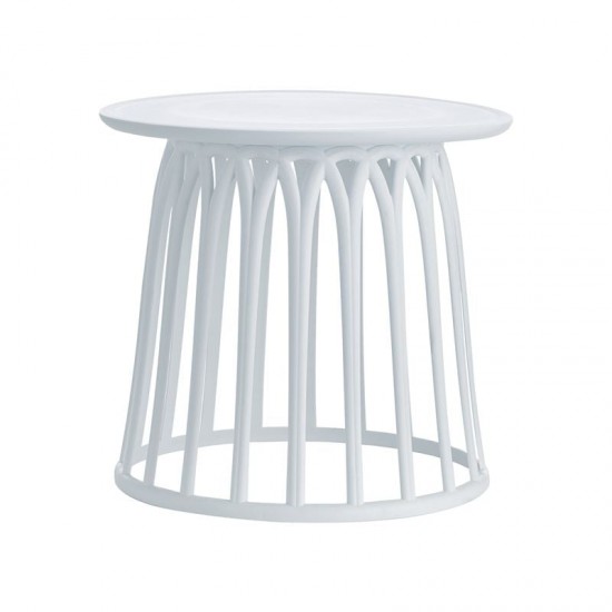SABA Τραπεζάκι Φ50 PP-UV Άσπρο