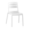SERENATA Καρέκλα, Στοιβαζόμενη PP - UV Άσπρο 45x58x81cm