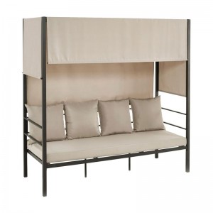 SKY ΚΡΕΒΑΤΙ ΕΞΩΤΕΡΙΚΟΥ ΧΩΡΟΥ, ΜΕΤΑΛΛΟ ΑΝΘΡΑΚΙ, ΥΦΑΣΜΑ ΕΚΡΟΥ 