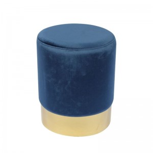 SOL ΣΚΑΜΠΟ ΧΡΥΣΟ, ΥΦΑΣΜΑ VELURE ΜΠΛΕ 