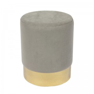 SOL ΣΚΑΜΠΟ ΧΡΥΣΟ, ΥΦΑΣΜΑ VELURE ΓΚΡΙ 